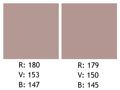 Différences de la moyenne RVB à 5 minutes d'intervalle