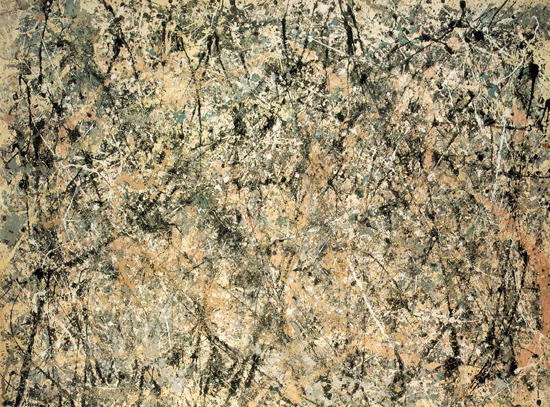 Lavender Mist : Number 1. Jackson Pollock, 1950.