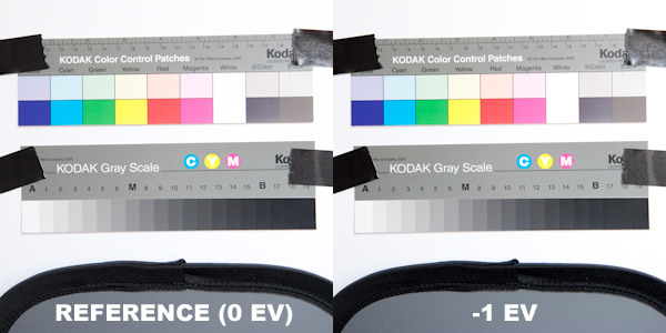 Récupération des basses lumières à -1 EV.