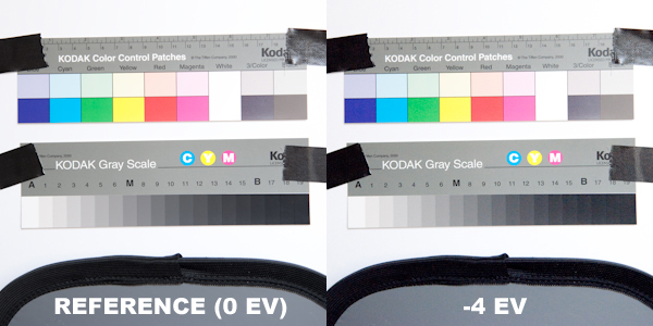 Récupération des basses lumières à -4 EV.