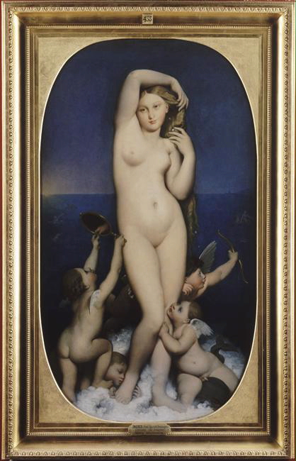 Vénus anadyomène. 1848. Jean-Auguste-Dominique Ingres. Musée Condé.