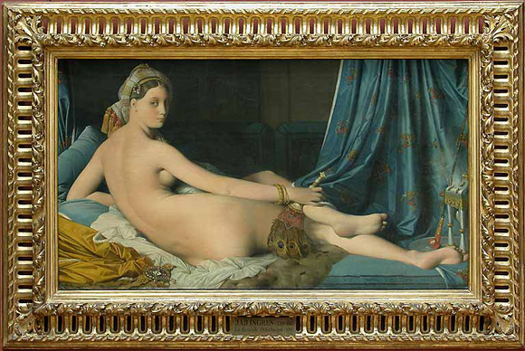 Une Odalisque. 1814. Jean-Auguste-Dominique Ingres. Photo : © Musée du Louvre / A. Dequier - M. Bard.