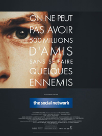 Affiche du film "The Social Network" de David Fincher